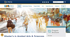 Desktop Screenshot of mals.uncg.edu