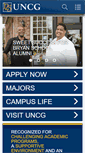 Mobile Screenshot of drugdesign.uncg.edu