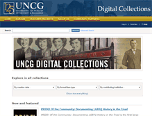 Tablet Screenshot of libcdm1.uncg.edu