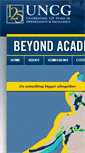 Mobile Screenshot of beyondacademics.uncg.edu