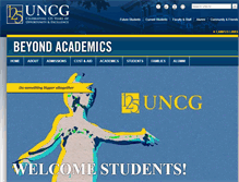 Tablet Screenshot of beyondacademics.uncg.edu