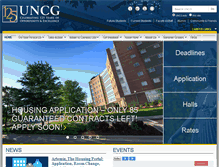 Tablet Screenshot of hrl.uncg.edu