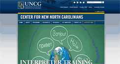 Desktop Screenshot of cnnc.uncg.edu
