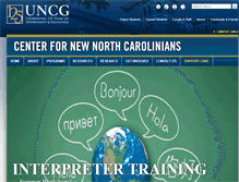 Tablet Screenshot of cnnc.uncg.edu