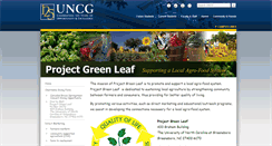 Desktop Screenshot of greenleaf.uncg.edu