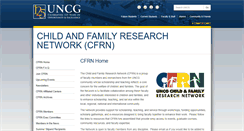 Desktop Screenshot of cfrn.uncg.edu