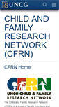 Mobile Screenshot of cfrn.uncg.edu