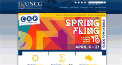 Desktop Screenshot of cap.uncg.edu