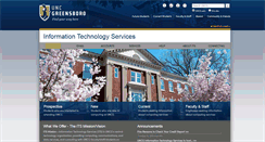 Desktop Screenshot of its.uncg.edu