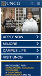 Mobile Screenshot of emrc.uncg.edu