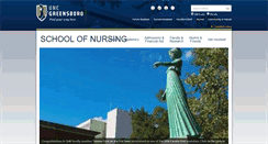Desktop Screenshot of nursing.uncg.edu