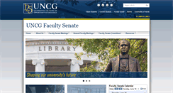 Desktop Screenshot of facsen.uncg.edu