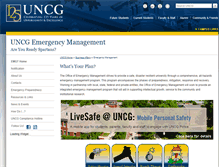 Tablet Screenshot of emg.uncg.edu
